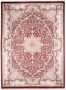 Makro Abra Kusový koberec pratelný VICTORIA 42510 Klasický pogumovaný krémový hnědý Rozměr: 80x150 cm