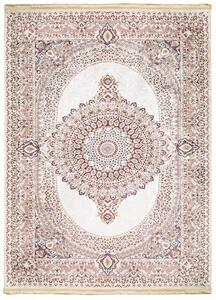 Makro Abra Kusový koberec pratelný VICTORIA 42410 Klasický pogumovaný krémový béžový Rozměr: 80x150 cm