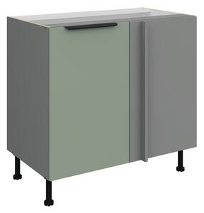 Kuchyňská skříňka ARIA antracit 105 ND 1F BB dvířka Aquamarine-SA