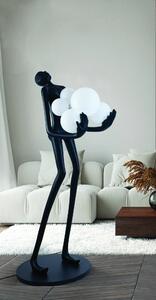 Designová stojací lampa Atlas B – E14