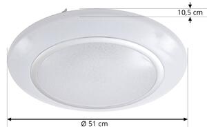 Lindby Ilektra LED stropní světlo Ø 50,5cm třpytky