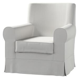 Potah na křeslo IKEA Ektorp Jennylund barva šedá látka pletený vzor