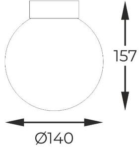 Zuma Line C0574-01D-F7AA přisazené stropní svítidlo ARCTURUS | 4W G9