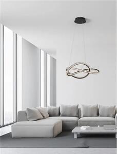 LED lustr Ginevra 57 černé