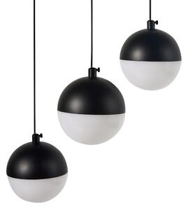 LED závěsná lampa ANKOBRA Kov Černá