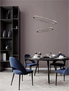 LED lustr Ginevra 60.5 černé