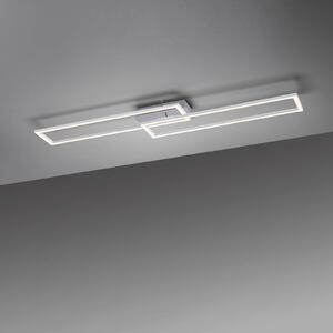 LED stropní svítidlo Iven, ocel, tlumené, 101,6x19,8cm