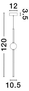 Rustikální lustr Acrobat 105 – LED
