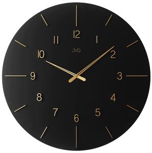 JVD Obrovské designové dřevěné nástěnné hodiny průměr 70cm JVD HC701.2