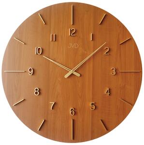 JVD Obrovské designové dřevěné nástěnné hodiny průměr 70cm JVD HC701.1
