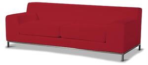 Potah na pohovku IKEA Kramfors 3-místná barva červená látka pletený vzor