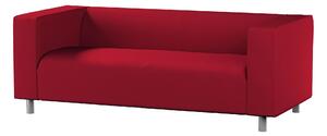 Potah na pohovku IKEA Klippan 2-místná barva červená látka pletený vzor