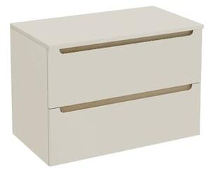 Koupelnová skříňka s krycí deskou Naturel Stilla 80x60x45 cm kašmír mat STILLADK08057D