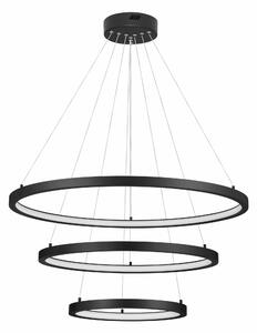 LED lustr Empatia 180 černé – Černá