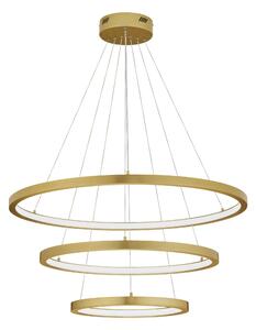 LED lustr Empatia 180 zlaté – Zlatá