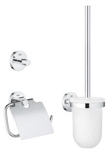 Grohe Essentials sada příslušenství 3v1 StarLight Chrome 40407001