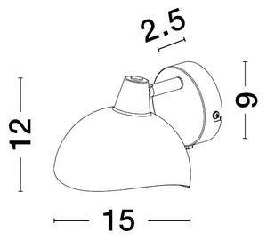 Designové nástěnné svítidlo Geeti – E14