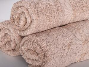 XPOSE® Froté ručník VERONA 3ks - kávový 30x50 cm
