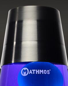 Mathmos Astro Vinyl, originální lávová lampa s růžovou tekutinou a žlutou lávou, 43cm
