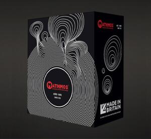 Mathmos Astro Vinyl, originální lávová lampa s růžovou tekutinou a žlutou lávou, 43cm