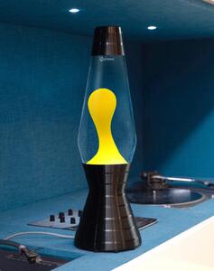 Mathmos Astro Vinyl, originální lávová lampa s růžovou tekutinou a žlutou lávou, 43cm