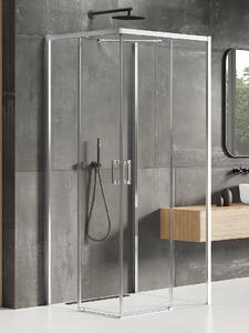 New Trendy Prime sprchový kout 100x80 cm obdélníkový chrom lesk/průhledné sklo K-0905