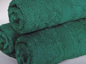 XPOSE® Froté ručník VERONA 3ks - smaragdově zelený 30x50 cm