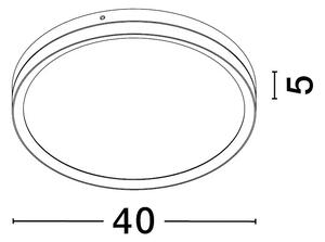 LED stropní svítidlo Cantria 40