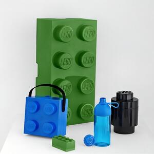 Lego® Zelený svačinový box s rukojetí LEGO® Storage 16,5 x 16,5 cm