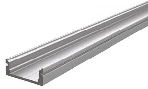IMPR 970047 AU-01-12 plochý U-profil pro 12 - 13,3 mm LED pásek stříbrná - LIGHT IMPRESSIONS