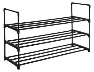 Botník ALVORO 92x55x30 cm černá