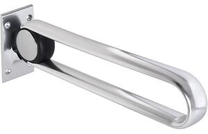Bemeta Design HELP: Madlo, 620 mm, ve tvaru U, sklopné, bez krytky, hliník, lesk - 355107272