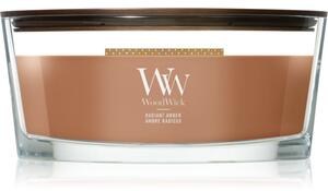 Woodwick Radiant Amber vonná svíčka s dřevěným knotem 453.6 g