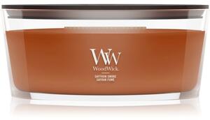 Woodwick Saffron Smoke vonná svíčka s dřevěným knotem 453.6 g