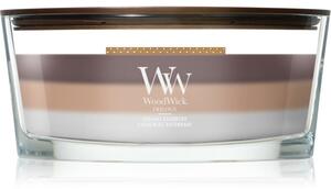 Woodwick Radiant Cashmere vonná svíčka s dřevěným knotem 453.6 g