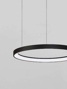 Moderní LED lustr Pertino 58 2700K černé – Černá