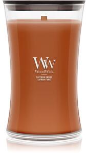 Woodwick Saffron Smoke vonná svíčka s dřevěným knotem 610 g