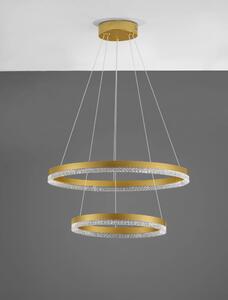 LED lustr Adria 2 zlaté – Zlatá