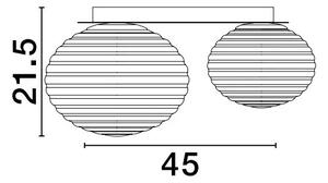 Designové stropní svítidlo Allen – E27