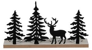 Adventní svícen černý JS456 BK