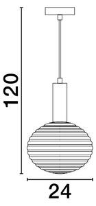Designový lustr na lanku Allen 24 – E27