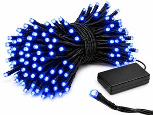 LED světelný řetěz 100 LED modrá
