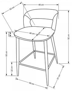 Barová židle Brecht