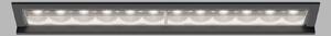 LED2 2560553 Zápustné svítidlo RIVA MINI WW 12, B 20W 3000K/3500K/4000K UGR černá
