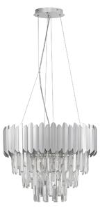 Designový lustr na lanku Magnolia 50 chrom – Šedá