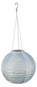 Livarno home Solární LED lampion, Ø 22 cm (modrá, kulaté) (100376329002)