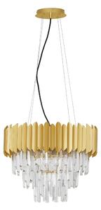 Designový lustr na lanku Magnolia 50 zlaté – E14