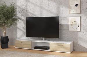 ADRK RTV stolek SELLA WM-S 176, dub sonoma/bílá mat