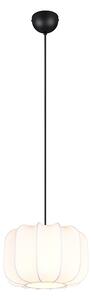 Závěsné svítidlo Japandi černé s bílou 25cm - Madleine