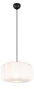 Závěsné svítidlo Japandi černé s bílou 40cm - Madleine